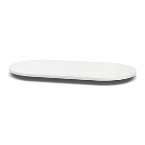 TipToe Tischplatte, Länglich, 100 x 50 Cm, Recycelter Kunststoff , Weiß
