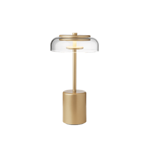 Nuura Blossi Tragbare Lampe Mini Nordic Gold/ Klar