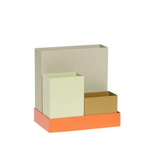 Hübsch Sortit Schreibtisch-Aufbewahrungsset, 4-teilig, Mehrfarbig