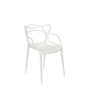 Kartell MASTERS Gartenstuhl 4-teilig Weiß