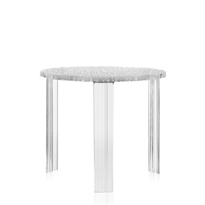 Kartell T-TABLE Ll Beistelltisch Kristall