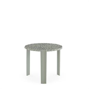 Kartell T-TABLE Beistelltisch Groß Grün/Zinn