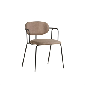 Woud Frame Esstischstuhl Schwarz/ Taupe