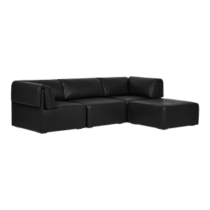 GUBI Wonder Sofa 3-Sitzer mit Armlehne und Chaiselongue Brescia 0509