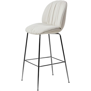 Gubi Beetle Soft Barhocker H77 Schwarzes Chrom/Reales 001