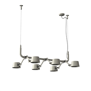 Tonone Bolt Pendelleuchte, 6er-Pack, Aschgrau