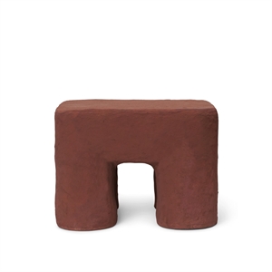 Ferm Living Podo Hocker Kastanienbraun