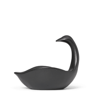 Ferm Living Swan Tafelaufsatz Schwarz