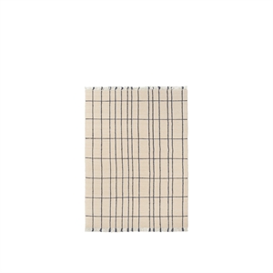 Ferm Living Sen Teppich 140x200 Pergament/Indigo