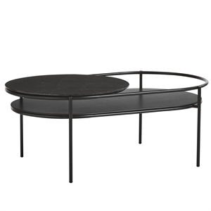 Woud Verde Couchtisch Schwarz Marmor/Schwarz