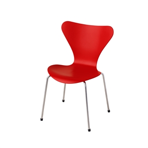 Fritz Hansen Miniatur Serie 7 Stuhl Rot