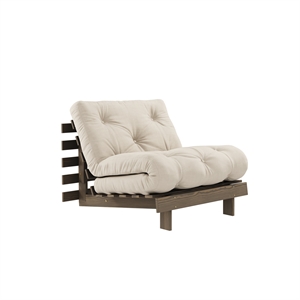 Karup Roots Schlafsofa 90x200 Johannisbrotbraun/747 Beige