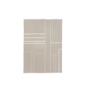 Kristina Dam Studio Architecture Plaid Cotton Off-white/ Beige Melange