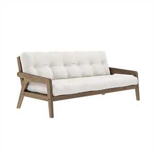 Karup Grab Schlafsofa, Johannisbrotbraun/701 Natur