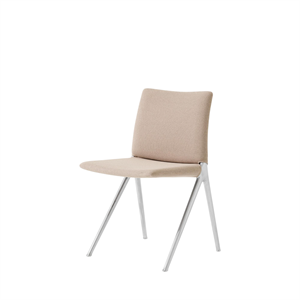 &Tradition Kape IF7 Esszimmerstuhl Poliertes Aluminium/ Grain 61252