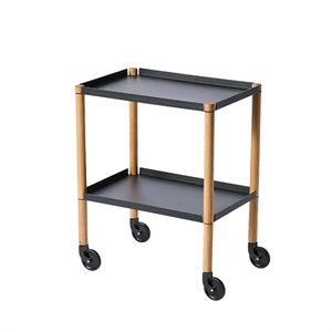 Andersen Furniture Connect Tabletttisch, Geölte Eiche/ Schwarz