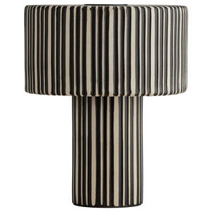 Decotique Vega Tischlampe Schwarz/Beige