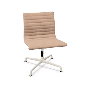 Vitra Aluminium EA 105 Bürostuhl Hopsak Cognac/Elfenbein/Kreide