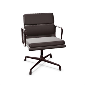 Vitra Soft Pad EA 207 Bürostuhl Pflaume/Dunkelbordeaux