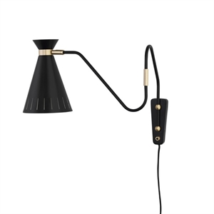 Warm Nordic Cone Wandlampe Schwarz Noir