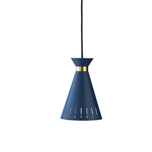 Warm Nordic Cone Pendel Azurblau