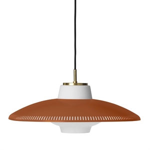 Warm Nordic Opal Shade Pendel Rostrot