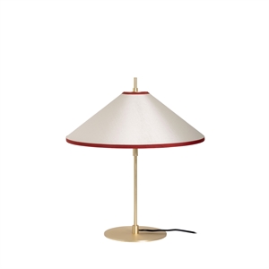 Edgeform Tafta Tischlampe Rot/Off-White