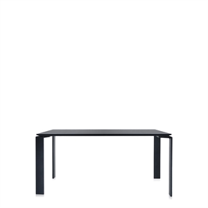 Kartell FOUR Soft-Touch Schreibtisch 158x79 Schwarz