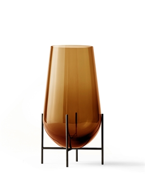 MENU Echasse Vase Mittel Bernstein / Messing Bronziert