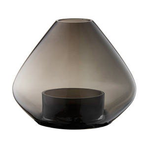 AYTM UNO Laterne/Vase Schwarz H21 cm