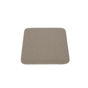 AYTM CURVA Sitzkissen für Hocker Taupe Bouclé