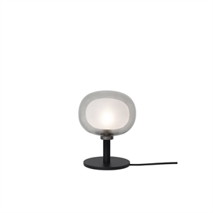 TOOY Nabila 552.32L Tischlampe Schwarz/ Schwarzes Chrom/ Rauchglas