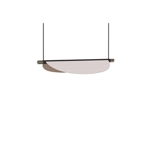 TOOY Thula 562.21 Pendelleuchte Beige/ Nickel/ Beige Leder