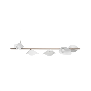 Nuura Florii 5 Linear Pendelleuchte Bronze/ Weiß