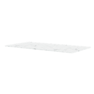 Montana Panton Wire Oberplatte Weißer Marmor 70,1 cm x 34,8 cm