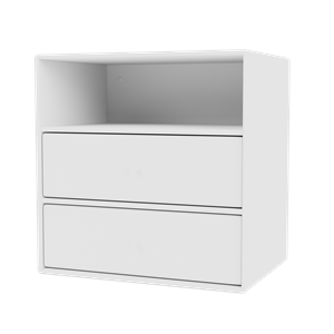 Montana Mini 1006 Bücherregal mit 2 Schubladen Neu Weiß