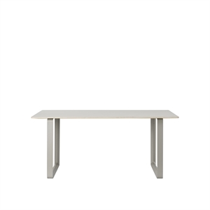 Muuto 70/70 Esstisch 170x85 Grau Linoleum/ Grau