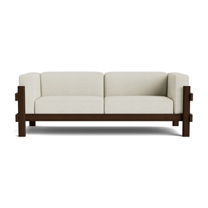 Normann Copenhagen Kube 3-Sitzer Sofa Dunkelbraun/Remix 223