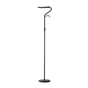 Halo Design Slim Uplight Stehlampe Schwarz