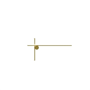 Flos Coordinates W2 Wandlampe Gold