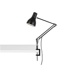 Anglepoise Type 75™ Lampe mit Klemme Pechschwarz