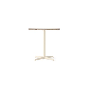 Audo Nook Esstisch Ø80 Elfenbein/Kunis Breccia