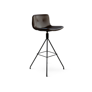 Bent Hansen Primum Barhocker mit Drehgelenk Hoch Schwarz/ Zenso 3 230
