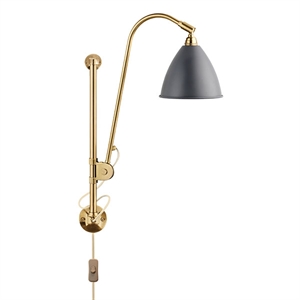 Bestlite BL5 Wandleuchte Grau & Messing