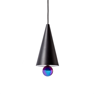 Petite Friture CHERRY Klein Pendel Schwarz & Regenbogen