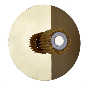In The Sun 380 Wandlampe Gold & Silber