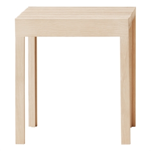 Form & Refine Lightweight Hocker Weiß Eiche