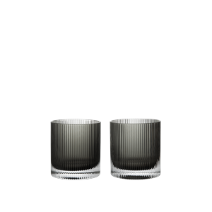 Ferm Living Ripple Tumbler Glas 25cl 2er Set Grau