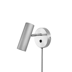 Globen Lighting Hubble Wandlampe, Gebürstet Stahl