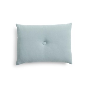 HAY Dot Leinenkissen 60x45 Taubenblau